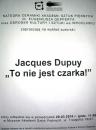 affiche de la conférence de J.Dupuy à Wroclaw