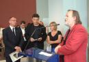 Les officiels durant le discours du Prsident Vonville - photo B.Fruhinsholz