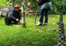 mise en place de l'installation - photo Ren Guisquet